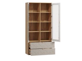 Витрина Монблан 2-93x195 Грань Латте