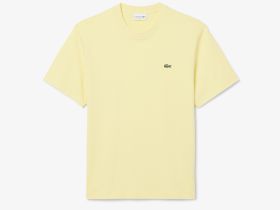 Мужская хлопковая футболка Lacoste с коротким рукавом