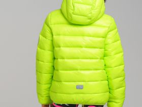 Куртка текстильная с полиуретановым покрытием для девочек