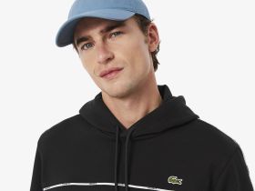 Мужской хлопковый свитшот Lacoste классического кроя