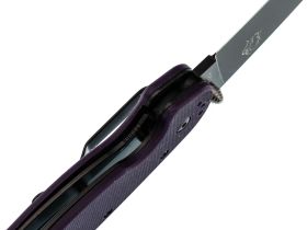 Складной нож Steelclaw Крыса Black сталь AUS-8, рукоять фиолетовый G10