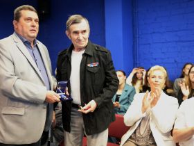 Встреча участников МТФ «Новая реальность» и нижегородских журналистов с председателем и секретарями СЖР