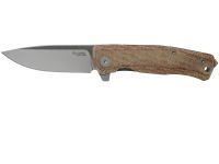 Складной нож LionSteel MT01 CVN, сталь M390, рукоять Natural canvas micarta
