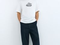 Футболка с принтом, Белый