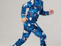 Термокомплект трикот. для мальчиков: фуфайка (футболка) с длин. рук, брюки для эпизод. использования