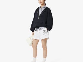 Длинные шорты Lacoste с принтом