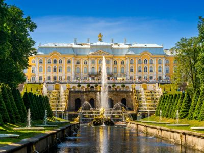 Билеты на Великолепный Петергоф: Большой дворец, Малый дворец, парк, фонтаны (Улица Думская, 2) / Экскурсия | Афиша | ИнфоТаймс
