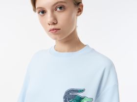 Женская футболка Lacoste из хлопка
