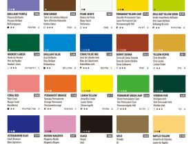 Набор акрила ShinHanart ACRYLIC COLOR PRO 36 цв*20 мл