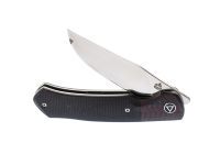 Складной нож QSP Gannet, сталь 154CM, рукоять микарта, вставка карбон