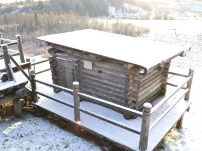 Баня Новикова из деревни Конещелье Лешуконского района Архангельской области