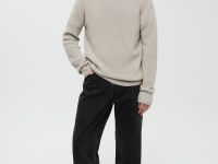 Джемпер из хлопка прямого кроя