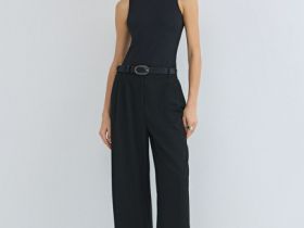 Базовое боди без рукавов, Черный