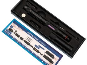 Тактическая ручка для выживания  с фонариком 11 в 1, розовая