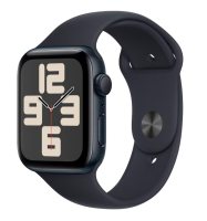 Смарт-часы Apple Watch SE (2024) 44mm Midnight Aluminium Case with Midnight Sport Band (M/L)