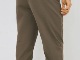 Брюки из твила, Коричневый