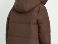 Утепленная куртка с воротником-стойкой