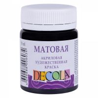 Акрил "Decola" 50 мл матовый Черный