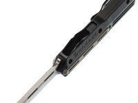 Автоматический нож Maxace Uranus T/E Satin сталь 10Cr15CoMoV, рукоять Gray Aluminum