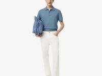 Мужское поло Lacoste из смеси эластичного органического хлопка