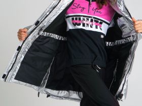 Куртка зимняя удлиненная для девочки