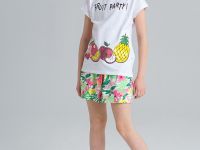 Шорты трикотажные, 2 шт. в комплекте для девочки