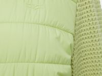 Утепленная куртка с вязаными рукавами