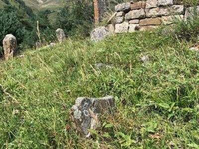 Стела № 14 раннемусульманского кладбища № 1 архитектурного комплекса "Мусийкъонгийкоте"