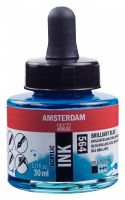 Чернила акриловые Talens "Amsterdam" 30 мл №564 Синий насыщенный