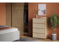 Комод Флавир 70x102 Рогожка Бежевый