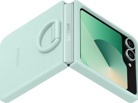Клип-кейс Samsung Silicone для Galaxy Z Flip7 FE/Z Flip6 Мятный