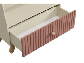 Стеллаж детский Финни 85x142 Розовый
