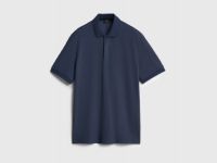 Поло из пике, Синий