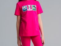 Брюки трикотажные для девочек (легинсы укороченные), 2 пары в комплекте