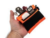 Органайзер (поуч) New Level, черно-оранжевый