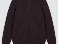 Кардиган на молнии с воротником-стойкой