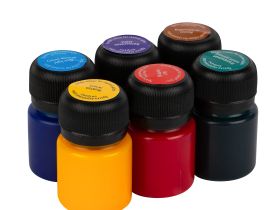 Набор акриловых красок для витража "Decola" 6 цв*20 мл