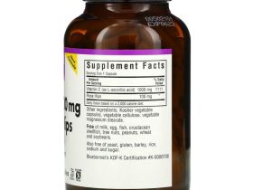 Bluebonnet Nutrition, витамин C с шиповником, 1000 мг, 180 растительных капсул