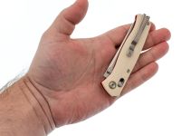 Складной нож SRM Medal 255L-GT2, сталь 10Cr15CoMoV, складной туристический, рукоять G10 ivory