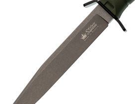 Тактический нож Kizlyar Supreme Vector Olive, сталь 420HC TW, рукоять кратон, хаки