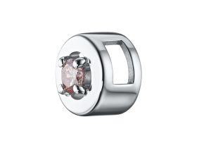 Классическая подвеска из белого золота э0912пд11172000_pink