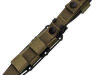 Туристический нож Кмет, сталь AUS-8, рукоять резинопластик черный