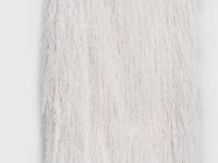 Юбка миди из пушистой ткани, Белый