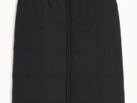 Утепленная юбка на молнии прямого силуэта