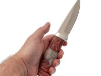 Нож Ланцет, сталь 95х18, рукоять кап клена/акрил