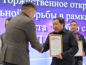 В школе имени Михаила Николаева в Якутске открыли зал борьбы