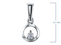 Подвеска из серебра э0612пд06159500