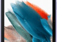 Чехол Samsung Clear Edge Cover Tab A8 прозрачный с фиолетовой рамкой