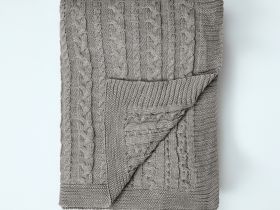 Плед Novallas, серый