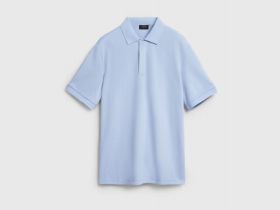 Поло из пике, Голубой